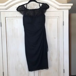 Black cocktail dress